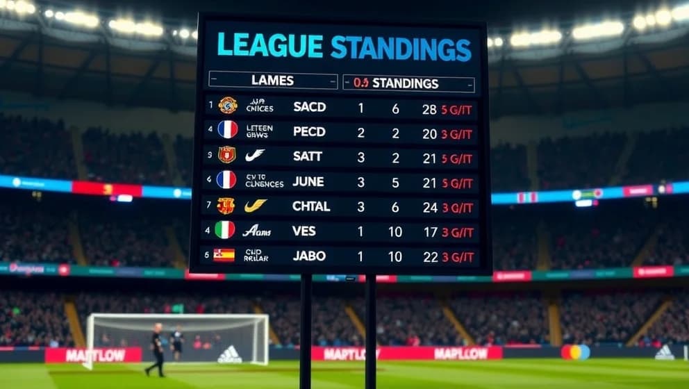 Poängställning i FC Barcelona denna säsong